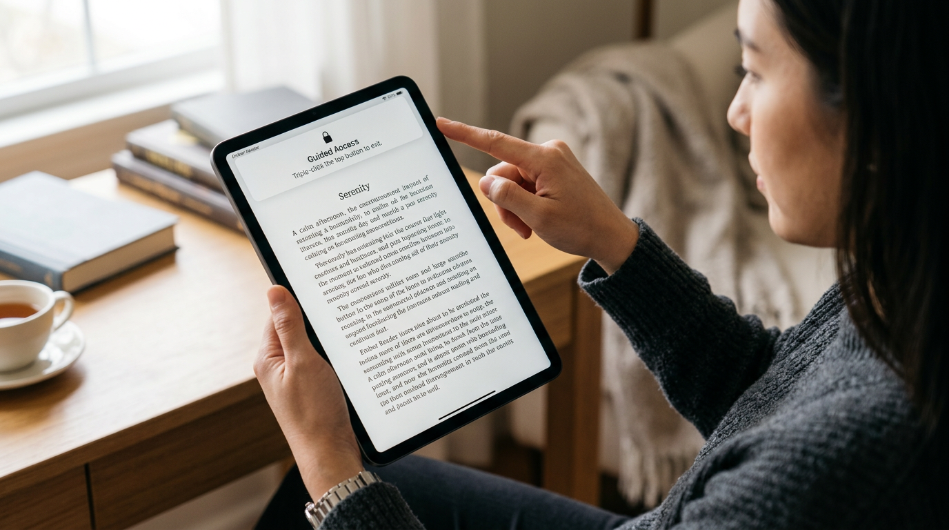 When notifications win: building a reading-only iPad mode