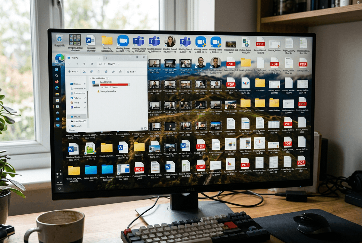 Why your Downloads and Desktop keep ‘mysteriously’ filling C: